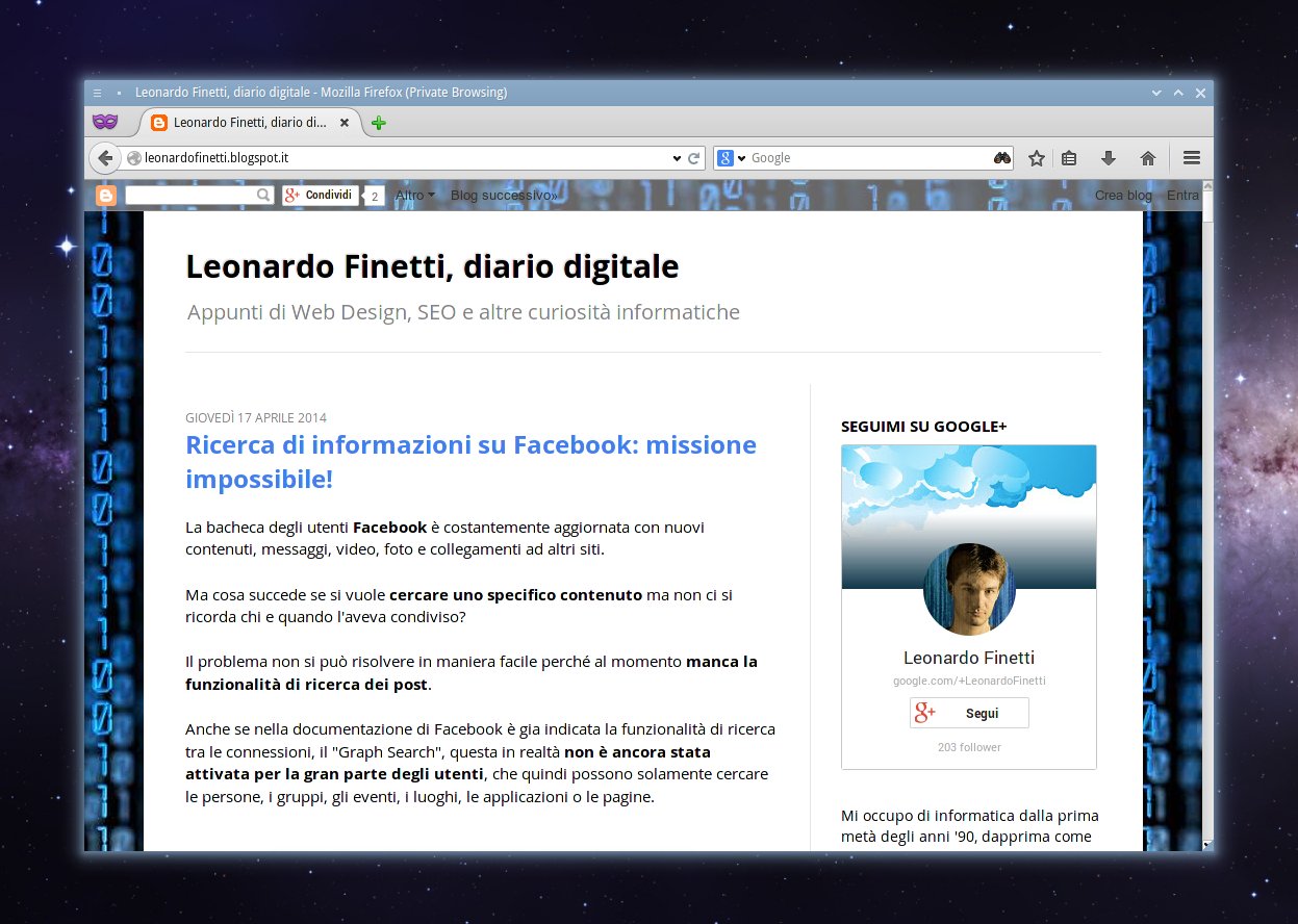 Interfaccia grafica Australis Mozilla Firefox 29